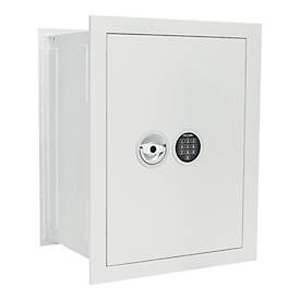 Rottner Wandtresor Stone SE 65 Premium, mit Elektronikschloss, Sicherheitsklasse EN 1, 61 Liter, Stahl, weiss
