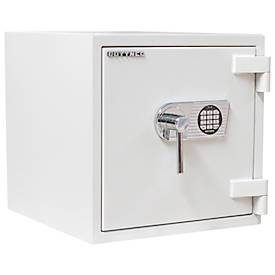 Rottner Wertschutzschrank Diamant Fire Premium PO50, Elektronikschloss, Sicherheitsklasse EN 2, feuerfest bis 30 min, 53 Liter, Stahl, lichtgrau