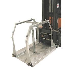 Bauer® Gasflaschenpalette mit Sicherungskette, für 8 Gasflaschen à Ø 250 mm