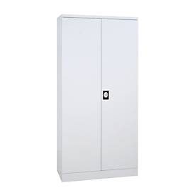Stahlschrank, H 1950 x B 920 x T 500 mm, lichtgrau/lichtgrau