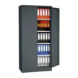Stahlschrank, H 1950 x B 920 x T 600 mm, anthrazitgrau/anthrazitgrau
