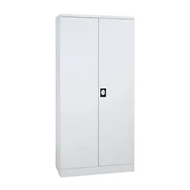 Stahlschrank, H 1950 x B 920 x T 600 mm, lichtgrau/lichtgrau