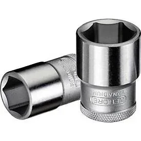 Steckschlüsseleinsatz 19 1/2 Zoll 6-kant SW 18mm L.39,5mm GEDORE