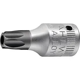 Stahlwille 44 KTXB T 27 SCHRAUBENDREHEREINSATZ 1/4 ZOLL - MIT BOHRUNG 01351027 1/4 (6.3 mm) Schraubendrehereinsatz T 27