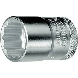 Steckschlüsseleinsatz D 30 3/8 Zoll 12-kant SW 19mm L.30mm GEDORE