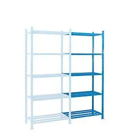 Steckregal-Anbaufeld, m. 5 Drahtgitterböden, B 1260 x T 800 x H 2500 mm