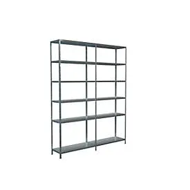 Steckregal, H 2300 x B 1800 x T 350 mm, verzinkt