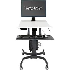 Steh-Sitz-Arbeitsplatz Ergotron WorkFit-C 24-216-085, Monitor bis bis 30