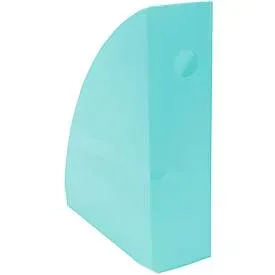 Stehsammler Exacompta MAG-CUBE Aquarel, für Dokumente im Format A4+, mit Griffloch, Kunststoff, pastellgrün, 6 Stück