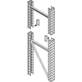 Stirnseitensicherung, f. Rahmentiefe 850 mm, Stützenbreite 100 mm