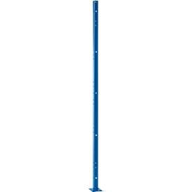 Stütze, für Gitterelemente, Eckstütze, vorgelocht, blau