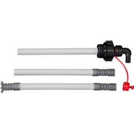 Saugrohr für CEMO Cematic-Pumpensysteme, 3-teilig, mit AF2-Kupplung & 2?-Einschraubgewinde BSP mit Ausgang DN19