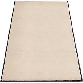 Schmutzfangmatte miltex Eazycare Style, eckig, antistatisch, UV-beständig, waschbar, High-Twist-Nylon & Niltrilgummi, 1200 x 2000 mm, hellelfenbein