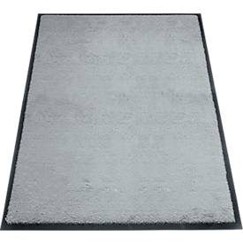 Schmutzfangmatte miltex Eazycare Style, eckig, antistatisch, UV-beständig, waschbar, High-Twist-Nylon & Niltrilgummi, 800 x 1200 mm, verkehrsgrau