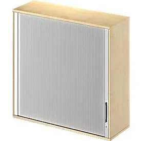 Schäfer Shop Genius Aufsatz-Querrolladenschrank TETRIS WOOD, 3 OH, B 1200, Ahorn-Dekor
