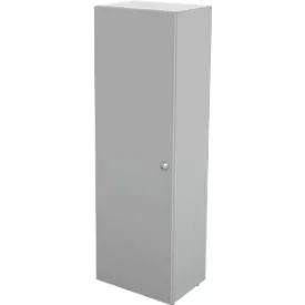 Schäfer Shop Genius Flügeltürenschrank TETRIS WALL, 5 Ordnerhöhen, Türanschlag links, B 600 x T 440 x H 1880 mm, lichtgrau