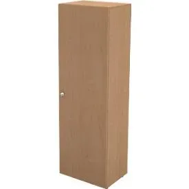 Schäfer Shop Genius Flügeltürenschrank TETRIS WALL, 5 Ordnerhöhen, Türanschlag rechts, B 600 x T 440 x H 1880 mm, Buche-Dekor