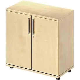 Schäfer Shop Genius Flügeltürenschrank TETRIS WOOD, 2 OH, Höhe inkl. Gleiter, B 800 mm, Ahorn-Dekor