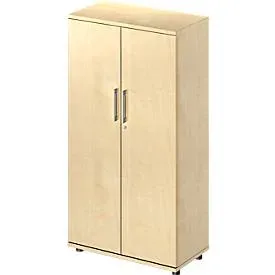 Schäfer Shop Genius Flügeltürenschrank TETRIS WOOD, 4 OH, Höhe inkl. Gleiter, B 800 mm, Ahorn-Dekor