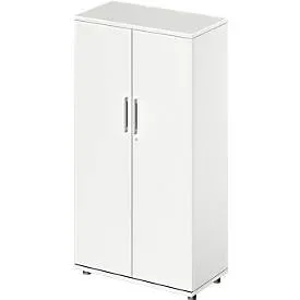 Schäfer Shop Genius Flügeltürenschrank TETRIS WOOD, 4 OH, Höhe inkl. Gleiter, B 800 mm, weiss