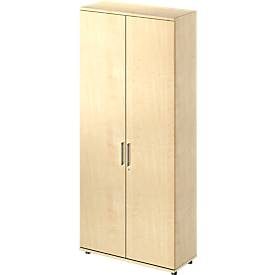 Schäfer Shop Genius Flügeltürenschrank TETRIS WOOD, 6 OH, Höhe inkl. Gleiter, B 1000 mm, Ahorn-Dekor