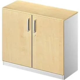 Schäfer Shop Genius Flügeltürenschrank TETRIS SOLID, 2 OH, B 1000 mm, abschliessbar, mit Abdeckplatte