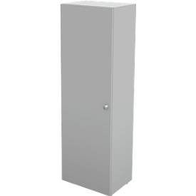 Schäfer Shop Genius Garderobenschrank TETRIS WALL, 1 Fachboden, Türanschlag links, B 600 x T 440 x H 1880 mm, lichtgrau