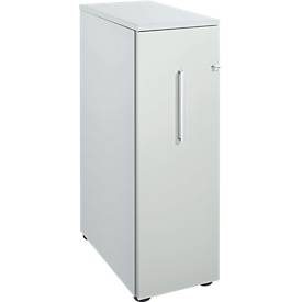 Schäfer Shop Genius Hochcontainer, B 435 x T 800 x H 1296 mm, weissalu/lichtgrau