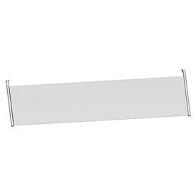 Schäfer Shop Genius Rückseitenblende, für Schreibtisch 135 Grad, H 466 mm, weissaluminium