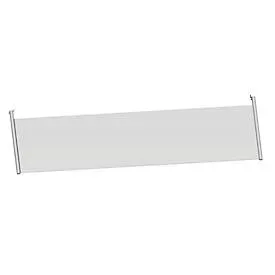 Schäfer Shop Genius Rückseitenblende, für Schreibtisch 90 Grad, H 466 mm, weissaluminium