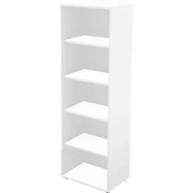 Schäfer Shop Genius Regal TETRIS WALL, 5 Ordnerhöhen, B 600 x T 420 x H 1880 mm, weiss