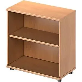 Schäfer Shop Genius Regal TETRIS WOOD, 2 OH, Höhe inkl. Gleiter, B 800 mm, Buche-Dekor