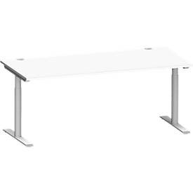 Schäfer Shop Genius Schreibtisch MODENA FLEX, 1800 x 800 mm, weiss