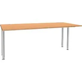 Schäfer Shop Genius Schreibtisch MODENA FLEX, Breite 1800 mm, beidseitig verkürzt, Buche