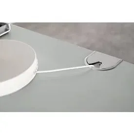Schäfer Shop Genius Schreibtisch MODENA FLEX, elektrisch höhenverstellbar, Rechteck, T-Fuss, B 1800 x T 800 mm, Ahorn/weissalu