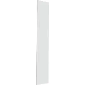 Schäfer Shop Genius Seitenverblendung TETRIS SOLID, für Metall-Korpus, H 2239 mm, für  6 OH-Schränke, 19 mm stark, lichtgrau