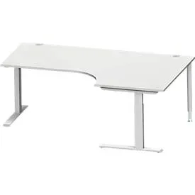 Schäfer Shop Genius Winkelschreibtisch MODENA FLEX 90°, C-Fuss-Rechteckrohr, B 2000 mm, Ansatz rechts,