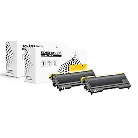 Schäfer Shop Select 2x Tonerkompatibel zu SSI, kompatibel zu Brother TN-2000XXL schwarz