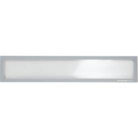Schäfer Shop Select Magnetrahmen, für Überschriften (DIN A4 quer/ DIN A3), UV-beständige PET-Folie, grau, 4 Stück
