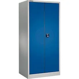Schäfer Shop Select Materialschrank MSI 2609 S, B 950 mm, weissaluminium/enzianblau