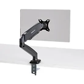 Schäfer Shop Select Monitorarm MX8-112, für 1 Display bis 32? & bis 8 kg, neig-/schwenk-/drehbar, höhenverstellbar, Kabelführung, VESA, Tischklemme