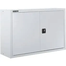 Schäfer Shop Select Aufsatzschrank MS 8412i, B 1200 x T 400 x H 800 mm, 1 Boden, Stahl, weissaluminium RAL 9006/weissaluminium RAL 9006
