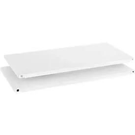 Schäfer Shop Select Fachboden MS, 2 Stück, B 800 x T 360 x H 25 mm, Stahl, RAL 7012 Basaltgrau