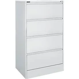 Schäfer Shop Select Hängeregistraturschrank MS iCONOMY, Stahl, 2-bahnig, geschlossene Wanne, B 780 mm, lichtgrau RAL 7035