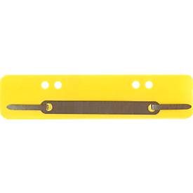 Schäfer Shop Select Heftstreifen, PP, gelb, DIN A5, Metall-Deckleiste