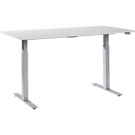 Schäfer Shop Select höhenverstellbarer Arbeitstisch, Melaminharz-Platte, B 1600 x T 800 mm