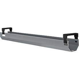 Schäfer Shop Select Kabelkanal, abklappbar, teleskopierbar im Bereich von 1024-1624 mm, Metall, weissaluminium