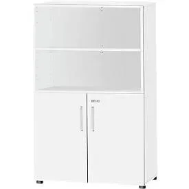 Schäfer Shop Select Kombischrank SET UP, 4 OH, weiss/weiss