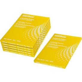 Schäfer Shop Select Laminierfolien, 216x303 mm passend für DIN A4, 80 mic., 5 + 1 GRATIS