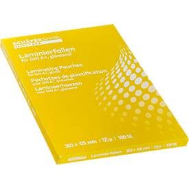 Schäfer Shop Select Laminierfolien, 303 x 426 mm für DIN A3, 125 mic, 100 Stück